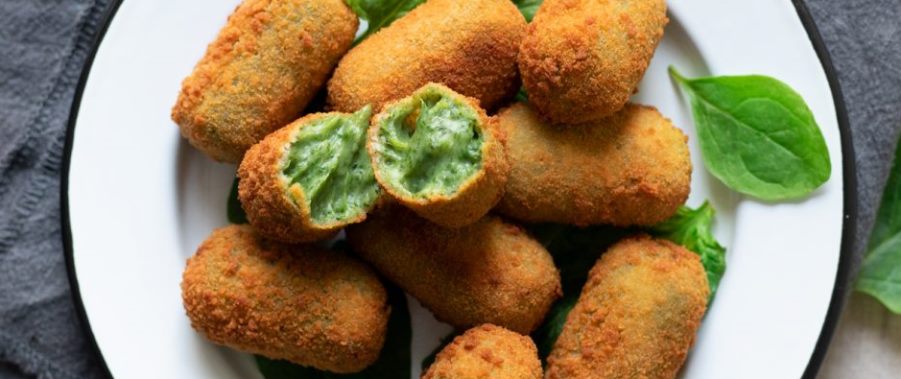 Croquetas de espinacas y queso